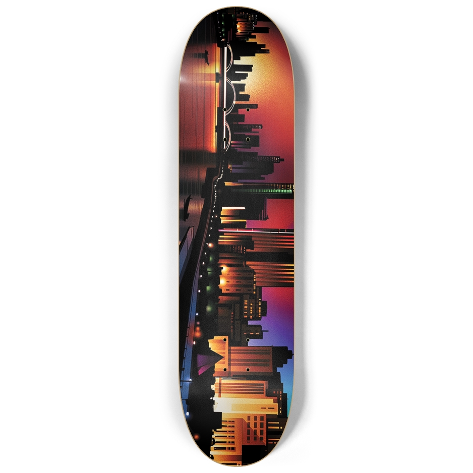 White Swan | 100% Canadian Maple Skateboard Deck