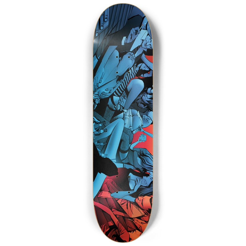 Blue Party | 100% Canadian Maple Skateboard Deck
