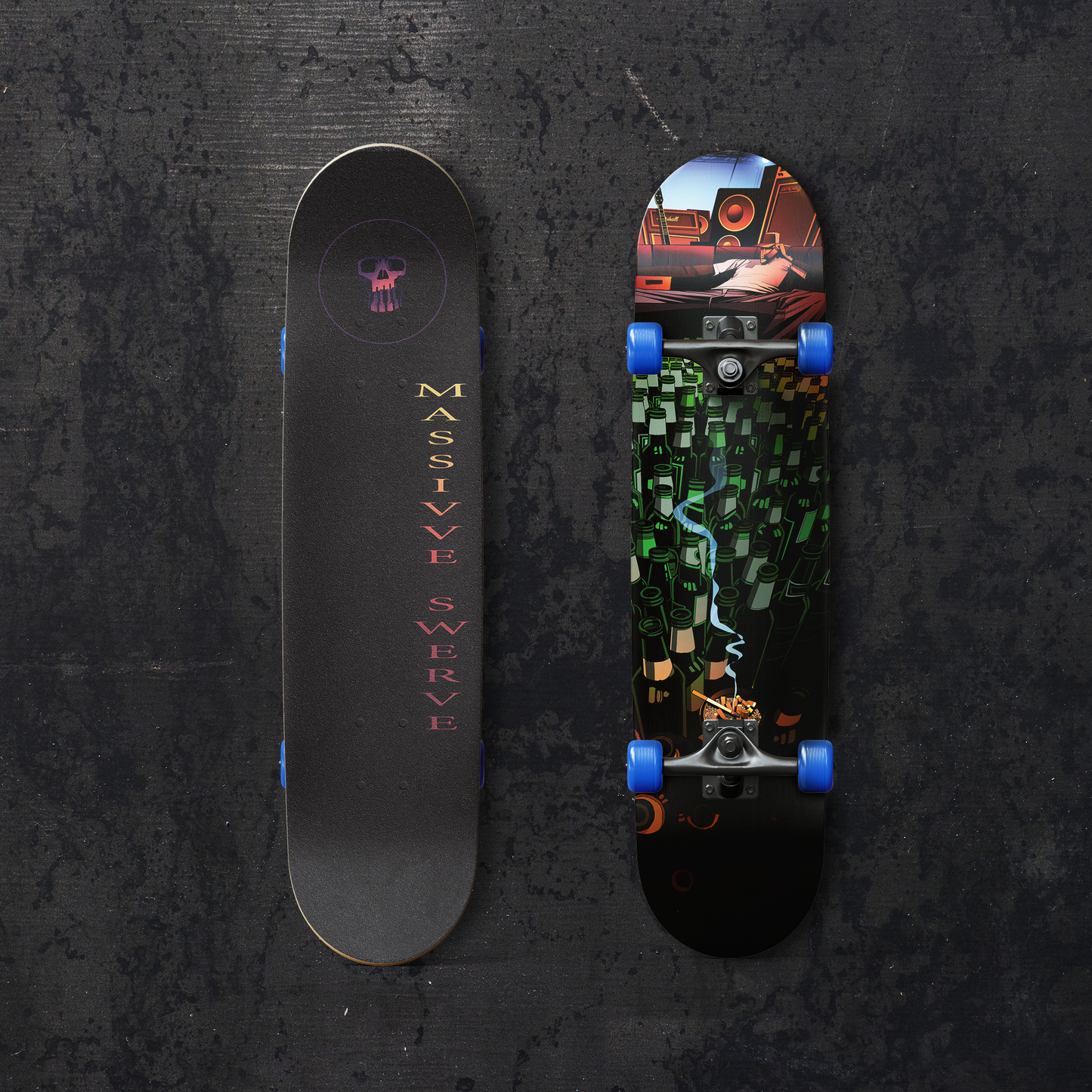 Beer -n- Smokes | 100% Canadian Maple Skateboard Deck
