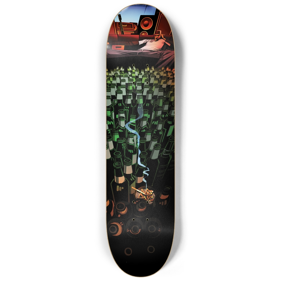 Beer -n- Smokes | 100% Canadian Maple Skateboard Deck
